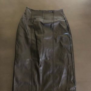 New York & Company Leather pencil skirt